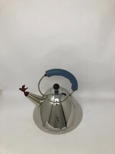 Hervidor de agua Alessi 9"" H x 8,5"" W x 8,5"" D azul Alessi-9093 - Imagen 1 de 4