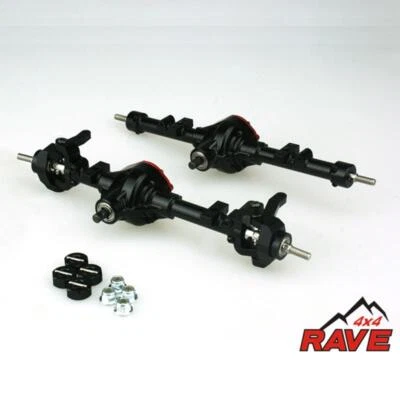 1/10 RAVE 4X4 Metal Front Rear Axle for Tamiya RC SCX10 D90 Crawler Car Model - Image 1 of 4