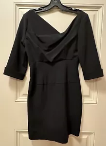 NEU BLACK HALO Jackie O Celebrity 3/4 Arm Style Minikleid schwarz - Bild 1 von 4