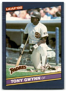 1986 Leaf Tony Gwynn San Diego Padres #41