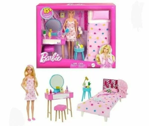 BARBIE LA CHAMBRE DE BARBIE MATTEL - Picture 1 of 10