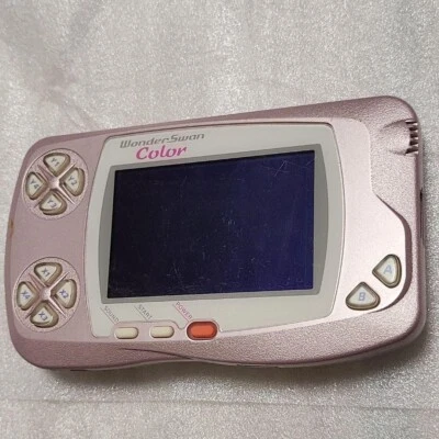BANDAI Wonder Swan Console only Color pearl pink Tested JAPAN jp - Image 1 of 4