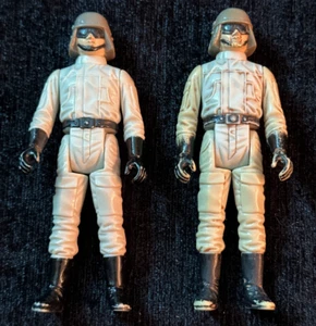 Vintage Star Wars AT-ST Driver Figure Complete Original Lot of 2 - Picture 1 of 4