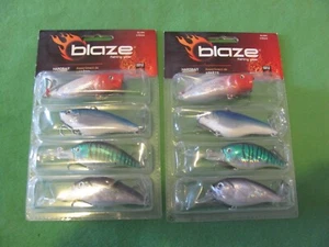2 PAQUETES DE 4 SEÑUELOS BLAZE HARD BAIT. - Imagen 1 de 2