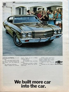 Oldtimer 1970 Chevrolet Chevelle Malibu Original Farbanzeige A066 - Bild 1 von 2