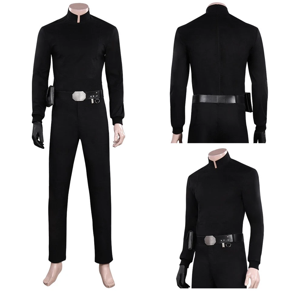 Battlefront Luke Skywalker Disfraz Juegos con disfraces Fiesta de Halloween Uniforme Negro Conjunto completo Foto 1 de 4