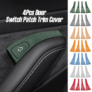 Door Switch Patch Trim Cover Protection Decoration Car Interior Accessories - Afbeelding 1 van 22