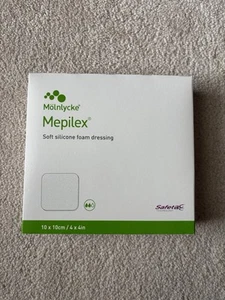 *NEW* Mepilex Silicone Thin Foam Dressing 4" x 4" Box of 5 - Exp. 2027 - Picture 1 of 2