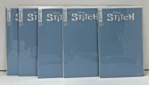 Lote de 5 cómics de dinamita de Disney Stitch #1 variante boceto en blanco azul - Imagen 1 de 1