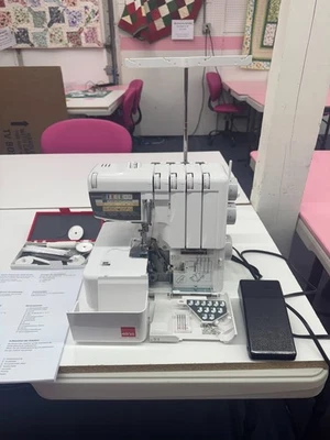 Excellent Pre-owned Elna 664Pro Serger Overlock Machine!  Fully Serviced! - Image 1 of 3