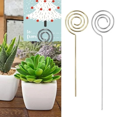 20xNote Photo Holder Memo Bouquet Pick Clips for Birthday Wedding Babies Shower - Image 1 of 4