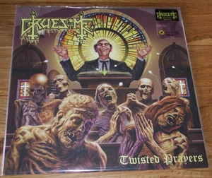 Gruesome Twisted Prayers EASTER YELLOW Vinyl Record LP NEW In Sleeve death metal - Picture 1 of 7