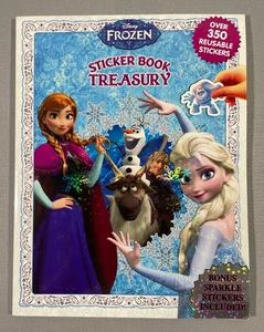 Frozen Sticker Book Treasury 2015 Phidal Over 350 Reusable Stickers - Picture 1 of 5