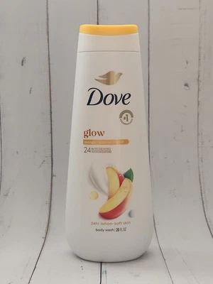 Jabón corporal Dove Glow mango y mantequillas de almendra, 20 fl oz Foto 1 de 2