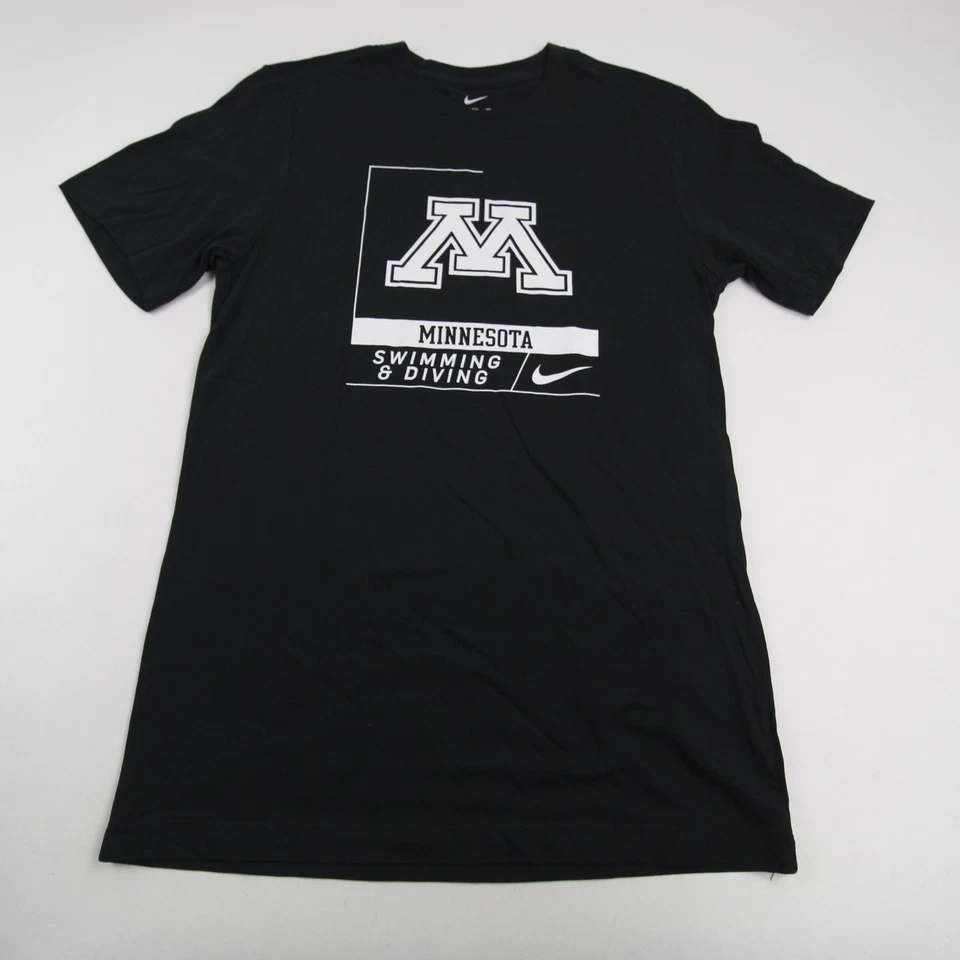 Minnesota Golden Gophers Nike Dri-Fit Camisa Manga Corta Para Hombre Negra Nueva Foto 1 de 1