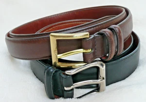 2 Coach elegante Ledergürtel Herren Größe 34 schwarz 5951 & braun 3883 gebraucht - Bild 1 von 13