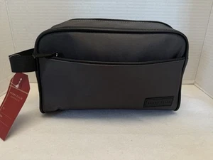 PERRY ELLIS PORTFOLIO Men's Grey Travel Kit With Non Skid Bottle & Handle New - Picture 1 of 17