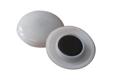 10 Stück Set Magnete weiss rund 40 mm Haftmagnete Whiteboard Kühlschrank Tafel