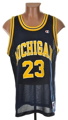 CAMISETA DE BALONCESTO DE LA UNIVERSIDAD DE MICHIGAN CAMISETA #23 CAMPEÓN L(4) Foto 1 de 4