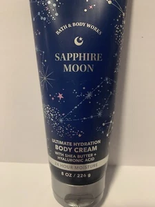 Bath & Body Works Sapphire Moon 8 oz RETIRED Ultimate Hydration Body Cream NEW - Picture 1 of 7