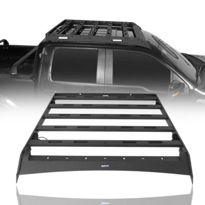 Roof Rack Top Carrier Luggage Basket for 2009-2014 Ford Raptor &F-150 Super Crew - Image 1 of 4