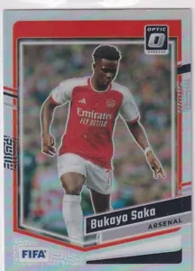 Panini Donruss Optic Soccer 2023-24 No. 72 Bukayo Saka Prizm - Picture 1 of 2