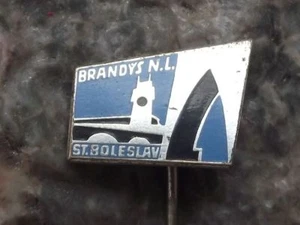 Antique Brandys nad Labem Stara Boleslav Travel Tourist Souvenier Pin Badge - Picture 1 of 3