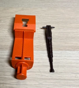 Vintage GIJOE vehicle Parts Desert Fox machine gun with holder - Picture 1 of 2