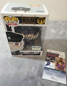 George RR Martin Signed Funko Pop JSA Certified #01 Rare!! - Picture 1 of 10