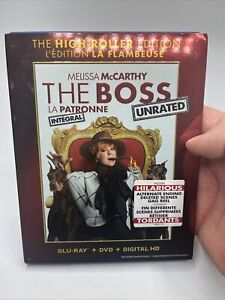 The Boss (Blu-ray & DVD ) + Bonus Disc) Melissa McCarthy W/ Slipcover