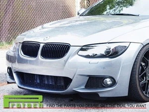 2011-2013 BMW E92 LCI Coupe 320i 328i 335i Shiny Gloss Black Front Grille Kit - Picture 1 of 2