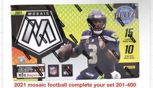 2021 Panini Mosaic Football Complete your set #201-400 PYC Rookies MOTY HALL