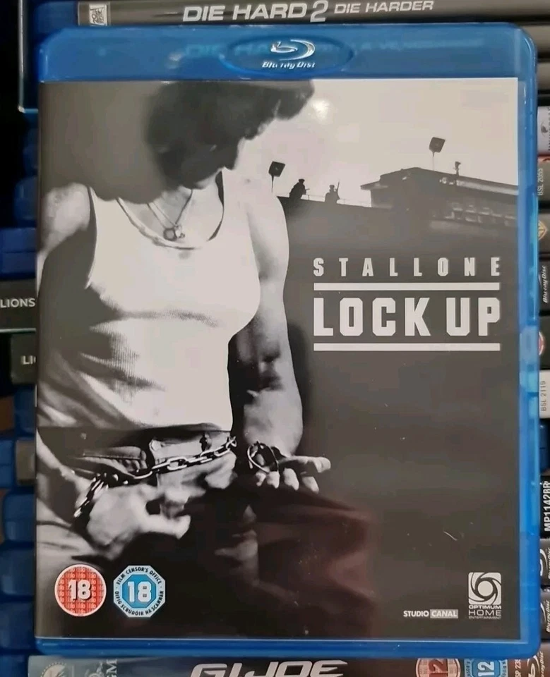 Lock Up (Blu-ray, 1989) RARE OOP UK RELEASE ORIGINAL SYLVESTER STALLONE - Image 1 of 1