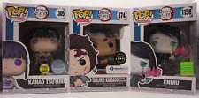 Funko Pop! Demon Slayer: Tanjiro Kamado #874 Glow Chase | Enmu 1158 + Kanao 1305