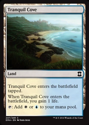 Tranquil Cove ~ Moderately Played Eternal Masters MTG Magic UltimateMTG Land Car - Image 1 of 1