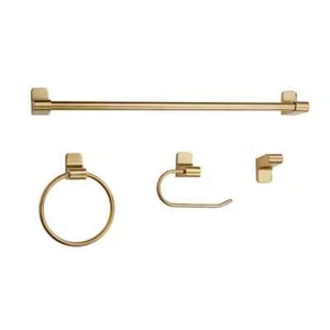 Globe Electric Positano 4-Piece Bath Hardware Set in Matte Brass - Picture 1 of 5