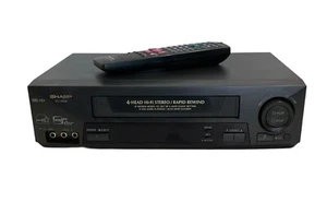 Grabadora VHS Sharp VC-H996U VCR 4 cabezales de rebobinado rápido - Imagen 1 de 5