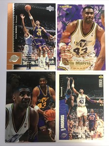 Chris Morris NBA Utah Jazz Basketball Cards Flair Collection Resolution Choice Lot