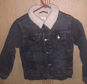 Wonder Nation Sherpa Lined Stretch Denim Coat Boys size M (8) - Picture 1 of 5