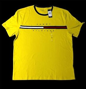 Tommy Hilfiger Men's T-Shirt Regular Fit Size XL Yellow 78C8797725
