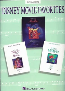 Disney Movie Favorites Alto Sax Solos Instrumental Solo ~ Hal Leonard - Picture 1 of 1