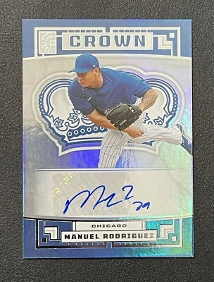 Panini Capstone Crown 2022 Manuel Rodríguez novato C-MR Chicago Cubs Foto 1 de 2