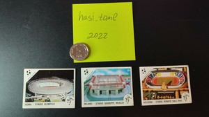 Panini 3 Stadium Stadio Stickers World Cup Italy 1990 Italia 90 lot Mondial 