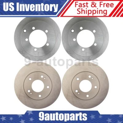 Front Rear Disc Brake Rotors For 2002 2003 Galant Mitsubishi - Image 1 of 4