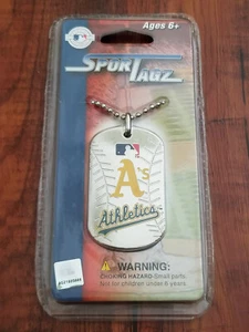 Oakland Athletics MLB Metal Dog Tag Necklace Chain - Brand NEW - Picture 1 of 6