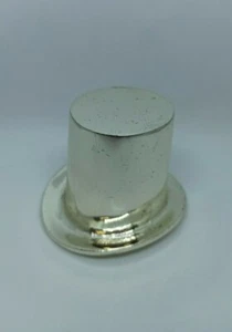 SOMBRERO DE COPA - ABREBOTELLAS BRONCE CHAPADO EN PLATA - HECHO EN ESPAÑA POR ALMAZAN   - Imagen 1 de 12