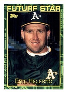 1994 Topps SPANISH BILINGUAL #363 Eric Helfand OAKLAND ATHLETICS A's
