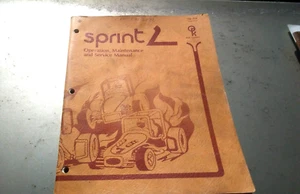 SPRINT 2 LOOSE COVER Atari-Orig. Manual-L@@K! - Picture 1 of 2