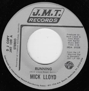 Running / Mick Lloyd (Promo) (Rare) NM - Picture 1 of 2