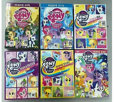 My Little Pony: Friendship Is Magic Season 4,5,6,7,8,9 DVD For Kids~ All Region - Image 1 of 4